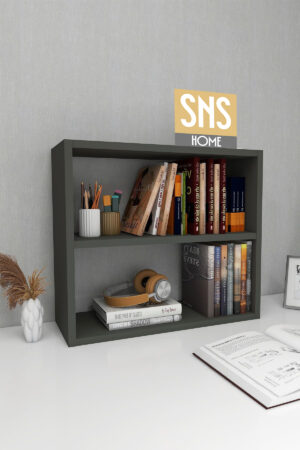 SNS Home - 13-02 - Multifunctionele Decoratieve Plank - Tafelblad - Aanrechtblad - Bureaublad Boekenplank - Antraciet - Afbeelding 21
