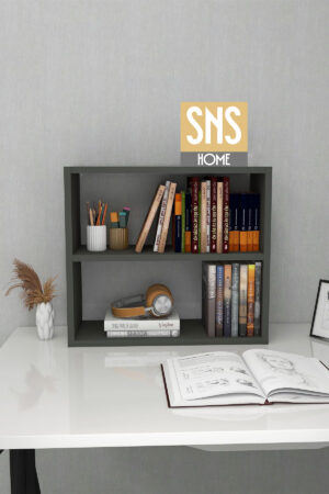 SNS Home - 13-02 - Multifunctionele Decoratieve Plank - Tafelblad - Aanrechtblad - Bureaublad Boekenplank - Antraciet - Afbeelding 25