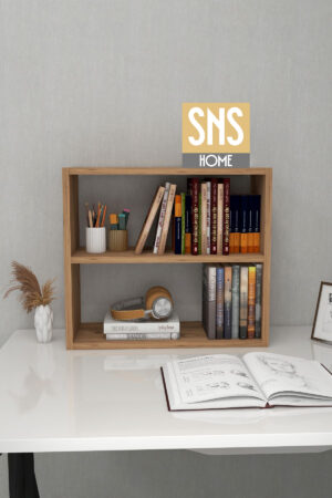 SNS Home - 13-02 - Multifunctionele Decoratieve Plank - Tafelblad - Aanrechtblad - Bureaublad Boekenplank - Grenen - Pijnboom - Afbeelding 18