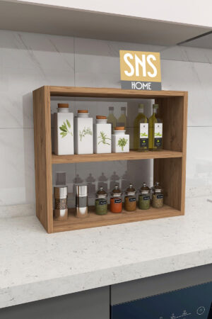 SNS Home - 13-02 - Multifunctionele Decoratieve Plank - Tafelblad - Aanrechtblad - Bureaublad Boekenplank - Grenen - Pijnboom - Afbeelding 19
