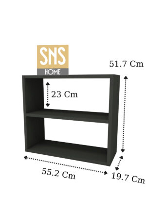 SNS Home - 13-02 - Multifunctionele Decoratieve Plank - Tafelblad - Aanrechtblad - Bureaublad Boekenplank - Antraciet - Afbeelding 24