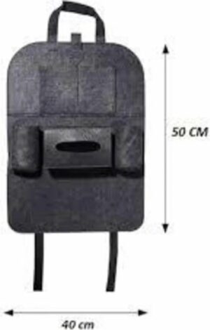 HeiN - 2 stuks - In-Car Organizer - Seat Back Storage Organizer - Zwart kleur - Autostoel Organizer - Auto Auto Organizer - Breedte: 40 cm Hoogte: 55cm - 7 Zakken - Afbeelding 4