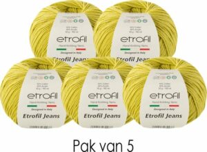 Etrofil Jeans Breigaren - Amigurumi Breigaren - Baby Breigaren - Moederdag Cadeau - 55% Katoen 45% Acryl - 5 stuks - Groente - Afbeelding 3