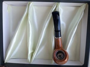 ByAlcan - Startpijp - Houten Pijp - Acryl Body - Dikke Fopspeen - Metalen Mondstuk - Met Metalen Kamer - Hout Patroon - Pijp Roken - Met Actief Filter - 13 cm - 125 gr - Afbeelding 13