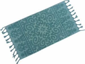 Bersay Met Franjes Handdoek - Haarhanddoek - Badhanddoeken – 100% Katoenen - 6 Stuks - 6 Kleuren - 50x90 cm - Afbeelding 6