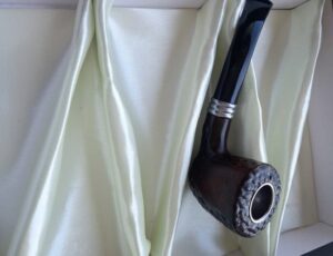 ByAlcan - Houten Pijp - Acryl Body - Dunne Fopspeen - Met Metalen Kamer - Metalen Hals - Hout Patroon - Pijp Roken - Met Actief Filter - 13 cm - 125 gr - Afbeelding 12