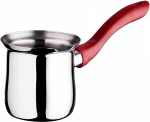 Sahset Cezve - Koffiepot - Turkse Koffiepot - Koffiezet - Melk Pot - 300 ml - Maat 3 - Afbeelding 4