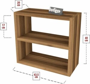 SNS Home - 13-01 - 3 Tier Kruidenrek - 3 Tier Aanrechtblad - Kruidenhouder 3 Tier - Kruidenrek - Kruidenopberger - Kruidenopslag - Okkernoot - 43,5 x 20 x 40 cm. - Afbeelding 7