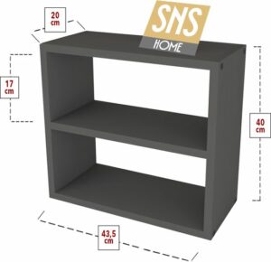 SNS Home - 13-01 - 3 Tier Kruidenrek - 3 Tier Aanrechtblad - Kruidenhouder 3 Tier - Kruidenrek - Kruidenopberger - Kruidenopslag - Antraciet - 43,5 x 20 x 40 cm. - Afbeelding 4