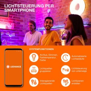 Ledvance Smart+ WiFi Tunable Wit Lamp 3-pack (60W) - Afbeelding 4