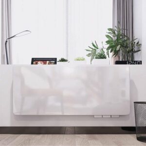 Ovaal Geslepen - Ovale Hoektafel - Klaptafel - Wandtafel - Keukentafel - Balkontafel - Bureau - 72 x 45 Cm - MDF Wit - Afbeelding 20