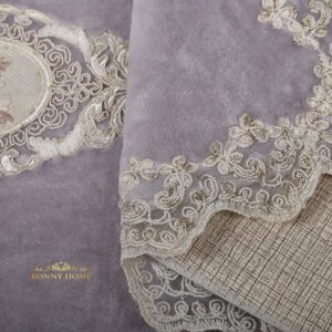 Bonny Home Lisa Rechthoek Badmat - Antislip Badmat - Kanten Badmat - 2 stuks - Klein en Groot - Grijs - Afbeelding 10