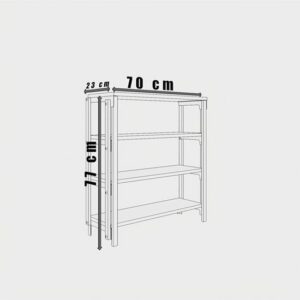 SNS Home - Karanfil Tafel - Slimme Klaptafel - Keukentafel - Inklapbare Tafel - Vouwtafel - Inklapbaar - 100x70 cm - Saffier/Eik - Afbeelding 4