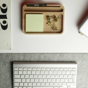 Fagus Wood - Dore Bureau Organizer - Natuurlijk Hout Organizer - Kantoor Bureau Organizer - Natural Kleur - Afbeelding 17