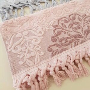 Gonca Bukle Ottoman Handdoek - Haarhanddoek - Badhanddoeken - 100% Katoenen - 6 Stuks - 6 Kleuren - 50x90 cm - Afbeelding 11