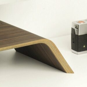 Fagus Wood - Monitor Verhoger - Natuurlijk Hout Monitorstandaard - Bureau en Kantoor Organizer - Bruin - Afbeelding 13