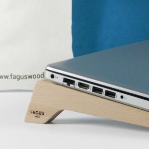 Fagus Wood - Simple Laptop Standaard - Natuurlijk Laptop Standaard - Kantoor Laptop Organizer - Nieuw Werk Cadeau - Natural Kleur - Afbeelding 19