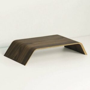 Fagus Wood - Monitor Verhoger - Natuurlijk Hout Monitorstandaard - Bureau en Kantoor Organizer - Bruin - Afbeelding 6