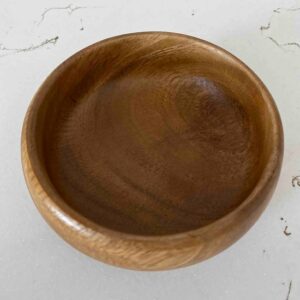 Sepetci Baba - Acaciahouten Snackschaal - Naturel Snack - Houten Snackschaal - Ronde Schaal - Snackschaal - 11 cm - 2 Stuks - Afbeelding 6