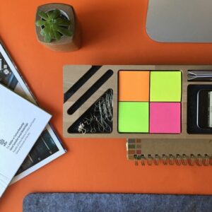 Fagus Wood - Stanley Bureau Organizer - Natuurlijk Hout Organizer - Kantoor Bureau Organizer - Nieuw Werk Cadeau - Natural Kleur - Afbeelding 15