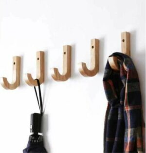SNS HOME - Decoratieve Natuurlijke Houten Haak - Hanger Muur Hanger - Hanger - Beukenhout - Houten Hanger - Natuurlijke Houten Kapstok - 6 stuks - Afbeelding 13