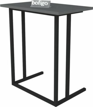 SNS Home - Metalen Poot - Laptopstandaard - Ontbijttafel - Bureau - Computerbureau - 60 cm Breed - Antraciet - Afbeelding 7