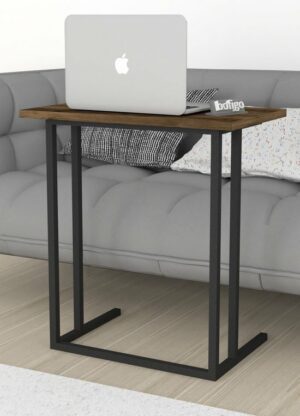 SNS Home - Metalen Poot - Laptopstandaard - Ontbijttafel - Bureau - Computerbureau - 60 cm Breed - Lidia - Afbeelding 17