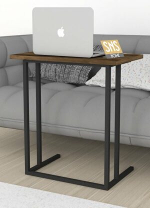 SNS Home - Metalen Poot - Laptopstandaard - Ontbijttafel - Bureau - Computerbureau - 60 cm Breed - Lidia - Afbeelding 3