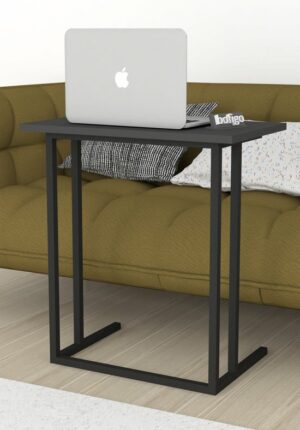 SNS Home - Metalen Poot - Laptopstandaard - Ontbijttafel - Bureau - Computerbureau - 60 cm Breed - Antraciet - Afbeelding 19