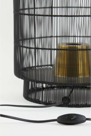 Light & Living Gruaro - Tafellamp - Zwart/Antiek Brons - Ø31x36cm - Afbeelding 3