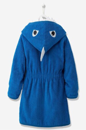 Kleurrijke Badjas Voor Meisjes en Jongens - 11/12 Jaar - Kinderbadjas - Badjas in Diervorm - Katoenen Badjas - Haai/Shark - Blauw - Afbeelding 15