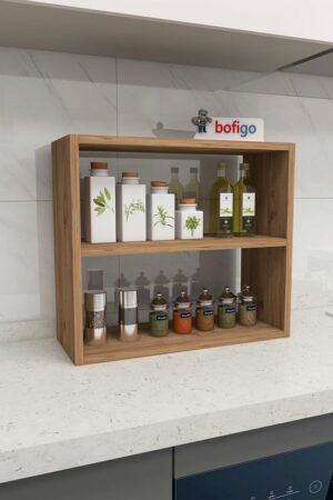 SNS Home - 13-02 - Multifunctionele Decoratieve Plank - Tafelblad - Aanrechtblad - Bureaublad Boekenplank - Grenen - Pijnboom - Afbeelding 9