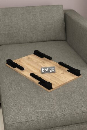 SNS Home / Laptopstandaard / Ontbijttafel / Bureau / Laptoptafel / Bank Tafeltje / Pijnboom / 60 cm - Afbeelding 14