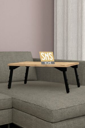 SNS Home / Laptopstandaard / Ontbijttafel / Bureau / Laptoptafel / Bank Tafeltje / Pijnboom / 60 cm - Afbeelding 23