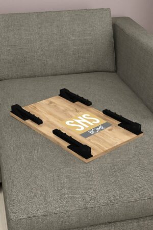 SNS Home / Laptopstandaard / Ontbijttafel / Bureau / Laptoptafel / Bank Tafeltje / Pijnboom / 60 cm - Afbeelding 24