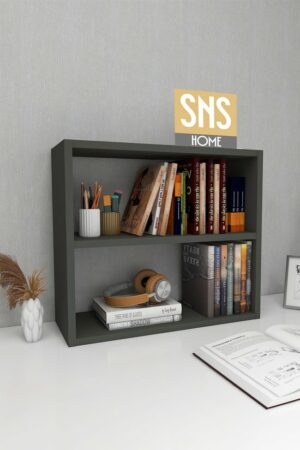 SNS Home - 13-02 - Multifunctionele Decoratieve Plank - Tafelblad - Aanrechtblad - Bureaublad Boekenplank - Antraciet - Afbeelding 28