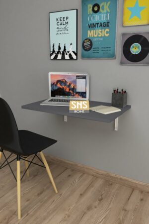 Ruimtebesparende Opvouwbare - Wandtafels - Stijlvolle Functionaliteit Voor - Elk Interieur - 72 X 45 cm - Antraciet - Afbeelding 14