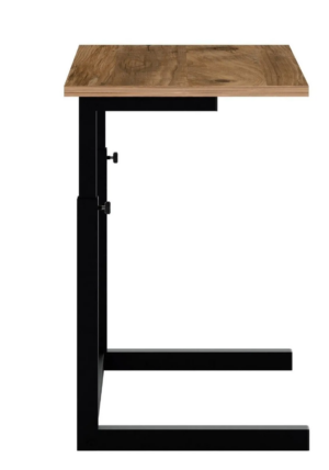 In Hoogte Verstelbare Salontafel, Hoogte: 47-73 cm, Bijzettafel, Laptopstandaard, Studeerbureau, Computerbureau, 40x60x73 cm, Pijnboom - Afbeelding 5