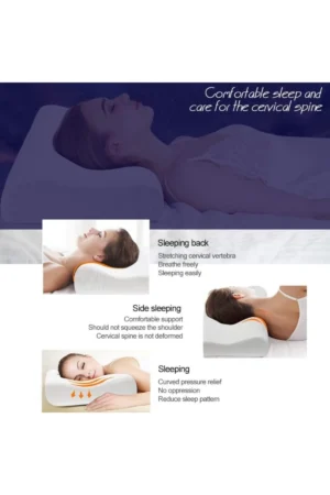 EraMedical - Sleep Comfy - Neksteun Traagschuim Serie - Hoofdkussen - 30 dagen Proefslapen - Hoofdkussen Slaapkamer - Orthopedisch - Ergonomisch - Anti Nekklachten - Neksteun Visco Pillow-XXL | 60x40x13/11 cm - Afbeelding 13