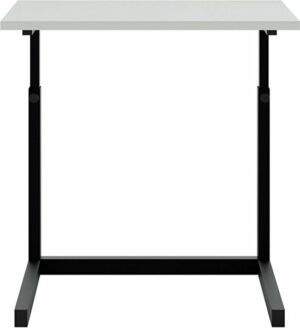 In Hoogte Verstelbare Salontafel, Hoogte: 47-73 cm, Bijzettafel, Laptopstandaard, Studeerbureau, Computerbureau, 40x60x73 cm, Wit - Afbeelding 4