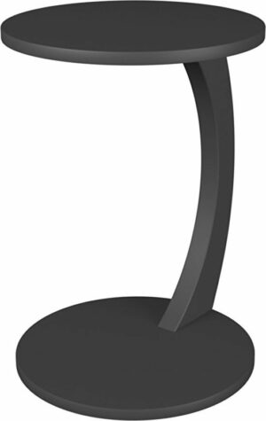 Bijzettafel - Bijzettafel met wielen - Bedtafeltje met Wielen - Tafeltje op Wieltjes - Ronde Bijzettafel - Antraciet - Afbeelding 265