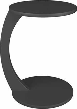 Bijzettafel - Bijzettafel met wielen - Bedtafeltje met Wielen - Tafeltje op Wieltjes - Ronde Bijzettafel - Antraciet - Afbeelding 266