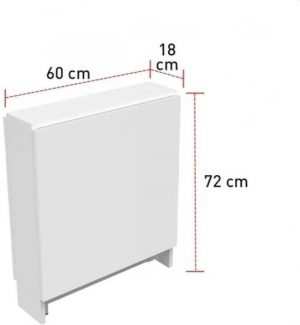 Opklapbare Tafelmodellen - De Stijlvolle en Praktische Manier om Ruimte te Besparen - Praktische Tafel – Eettafel - MDF Antraciet - Afbeelding 5